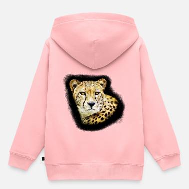 Ghepardo' Felpa con cappuccio premium per bambini | Spreadshirt